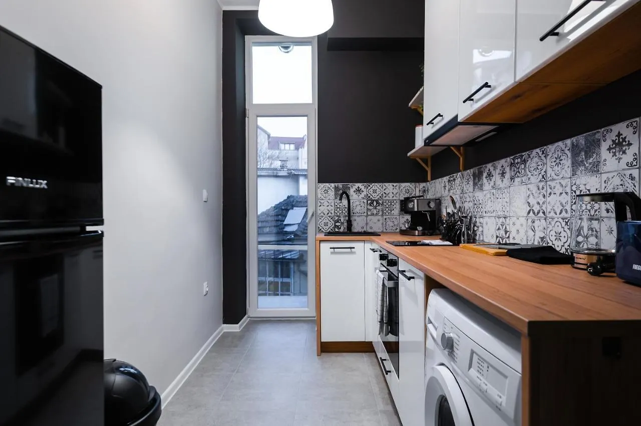 New Black & White - 2Bdr Apartment With Balcony Sofya Bulgaristan